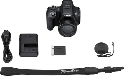 Canon PowerShot SX70 HS 20.3MP Bridge Camera with 65x Optical Zoom - Black