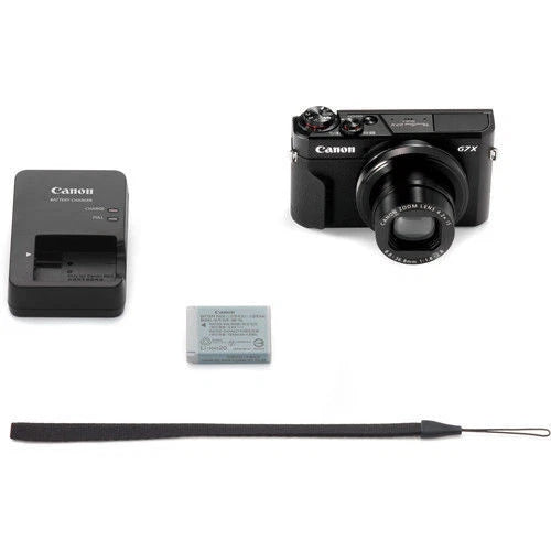 Canon PowerShot G7 X Mark II Compact Digital Camera – 20.1 MP, 4.2x Optical Zoom, F1.8, 1080p – Black