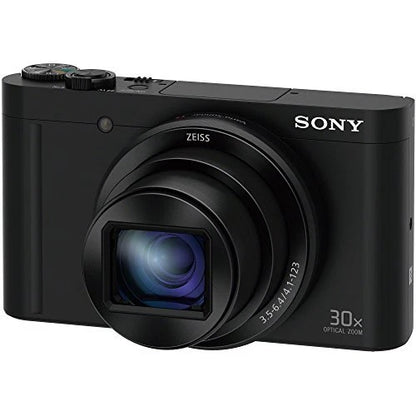 Sony Cyber-shot DSC-WX500 18.2MP 30x Optical Zoom Compact Digital Camera - Black